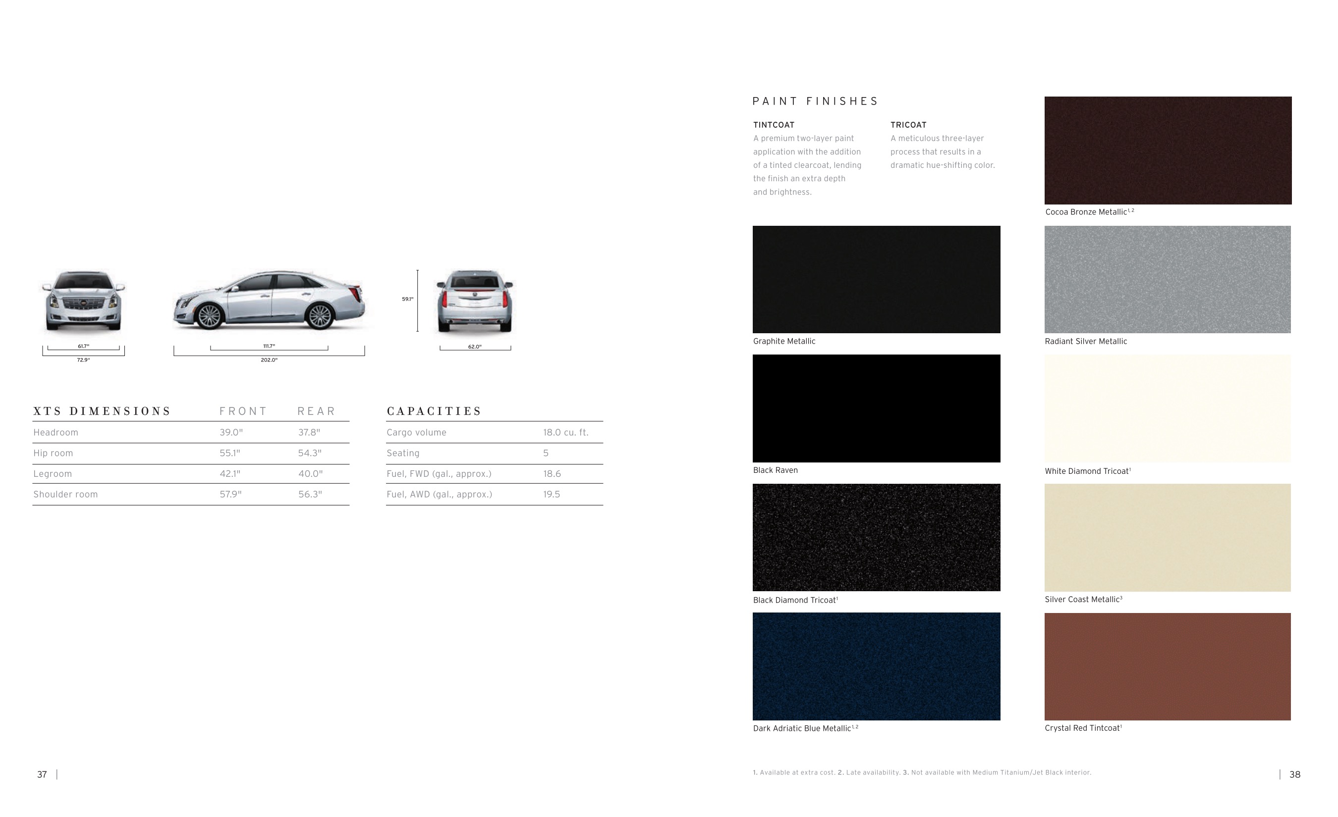 2015 Cadillac XTS Brochure Page 1